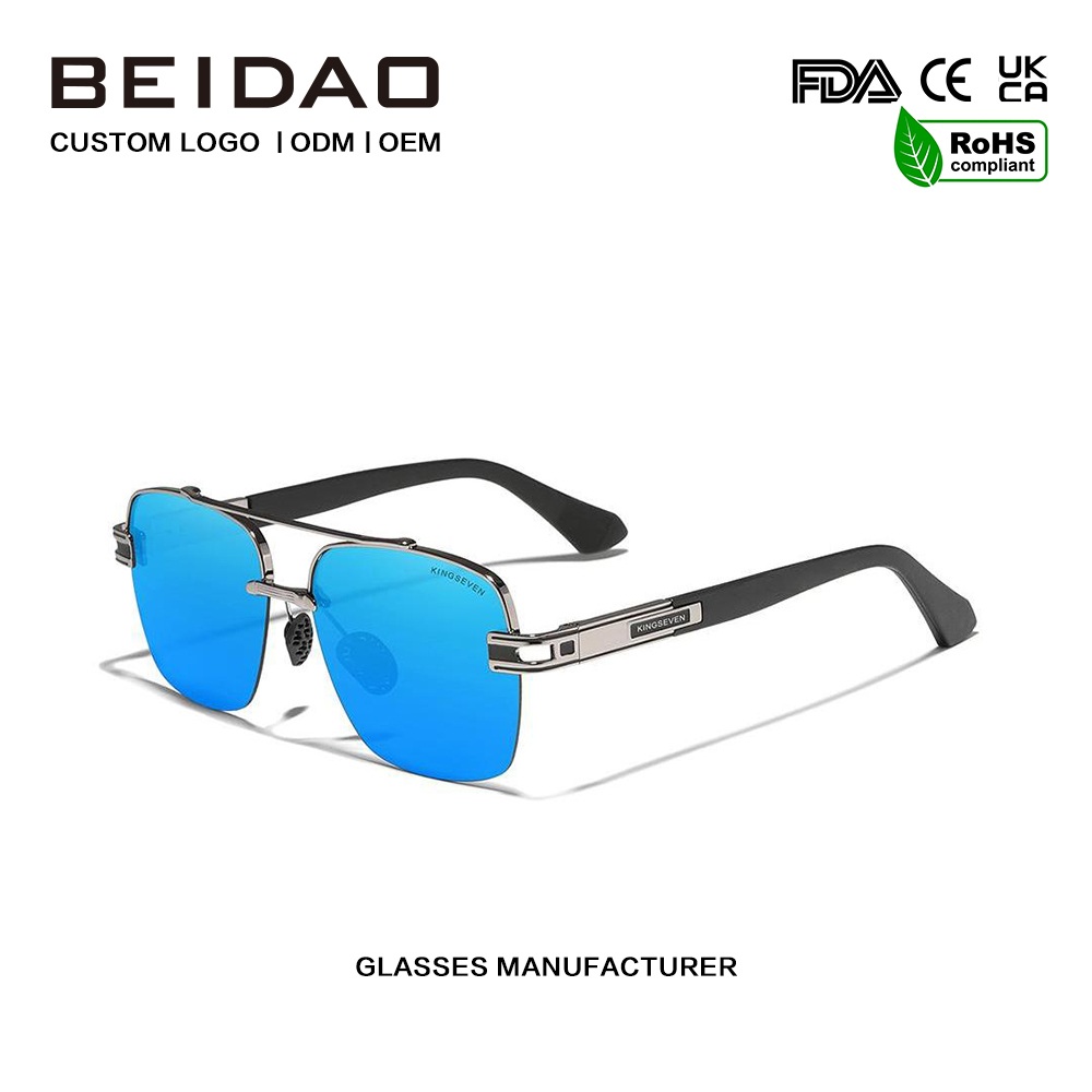 نظارات شمسية مستقطبة ملونة فاخرة للرجال