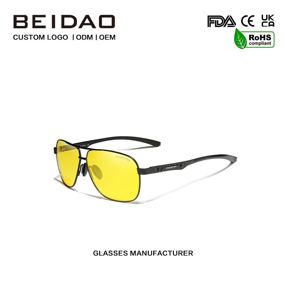 نظارات شمسية مستقطبة للرؤية الليلية مصنوعة يدويًا